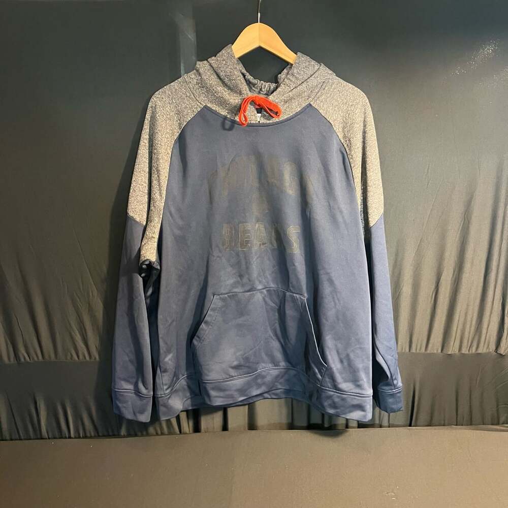 Nfl Team Apparel Chicago Bears Hoodie Size 2XL Blue Gray